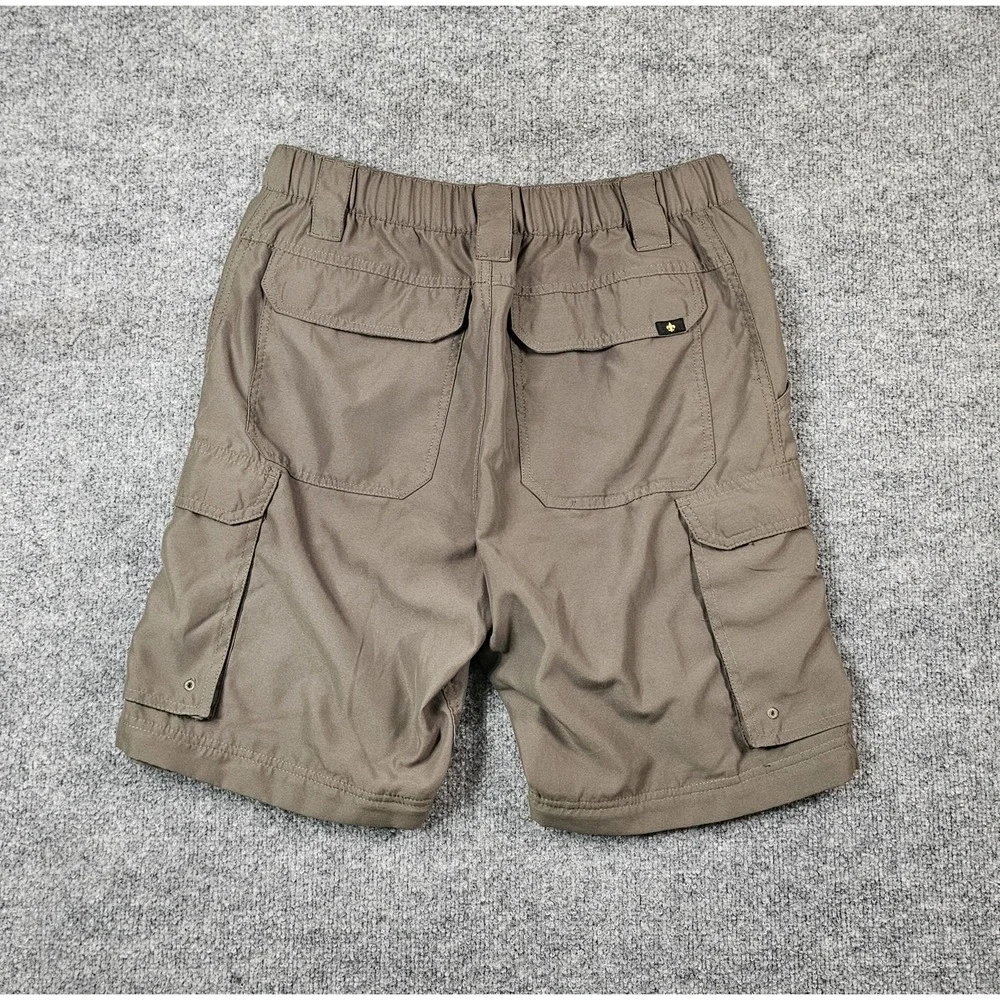 Lot Of 2 Boy Scouts of America Cargo Shorts Mens Size Small Olive Green
